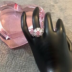 Absolute Cubic Zirconia Sterling Silver Ring. Size 7